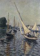 Gustave Caillebotte Sailboat oil painting reproduction